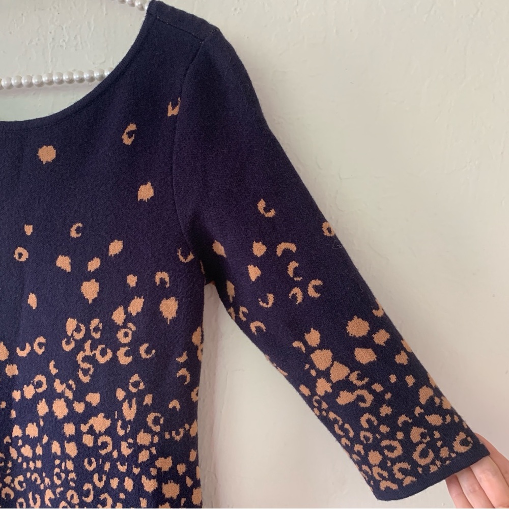 Anthropologie Maeve Leopard Sweater Dress - Picture 10 of 13